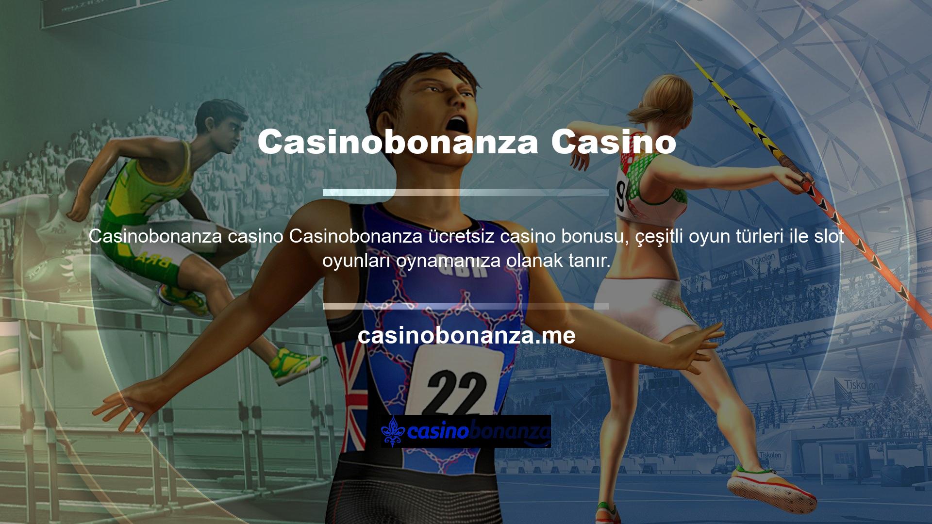 Casinobonanza, ücretsiz bonus için oluşturulan koşullar dahilinde üyelerin hangi oyunları ne sıklıkta oynayabileceğini kontrol eder
