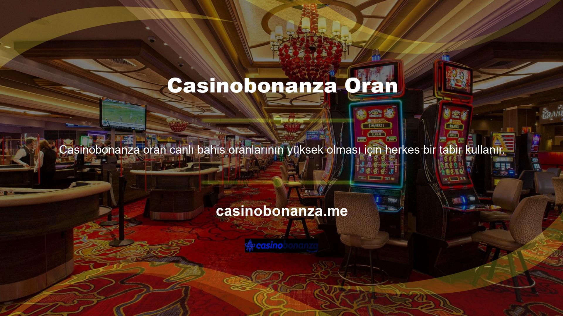 Sitenin ana sayfasından casino bölümünü açtığınızda karşınıza çıkan ilk görsel ekranın ortasında yer alan oyun seçeneğidir